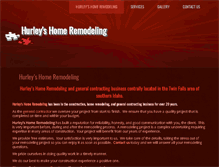 Tablet Screenshot of hurleyshomeremodeling.com